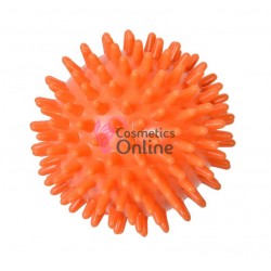 Bila de masaj din plastic, portocalie de 9 cm, model MJ 1112743